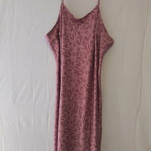 Satin Sleeveless Slip Dress